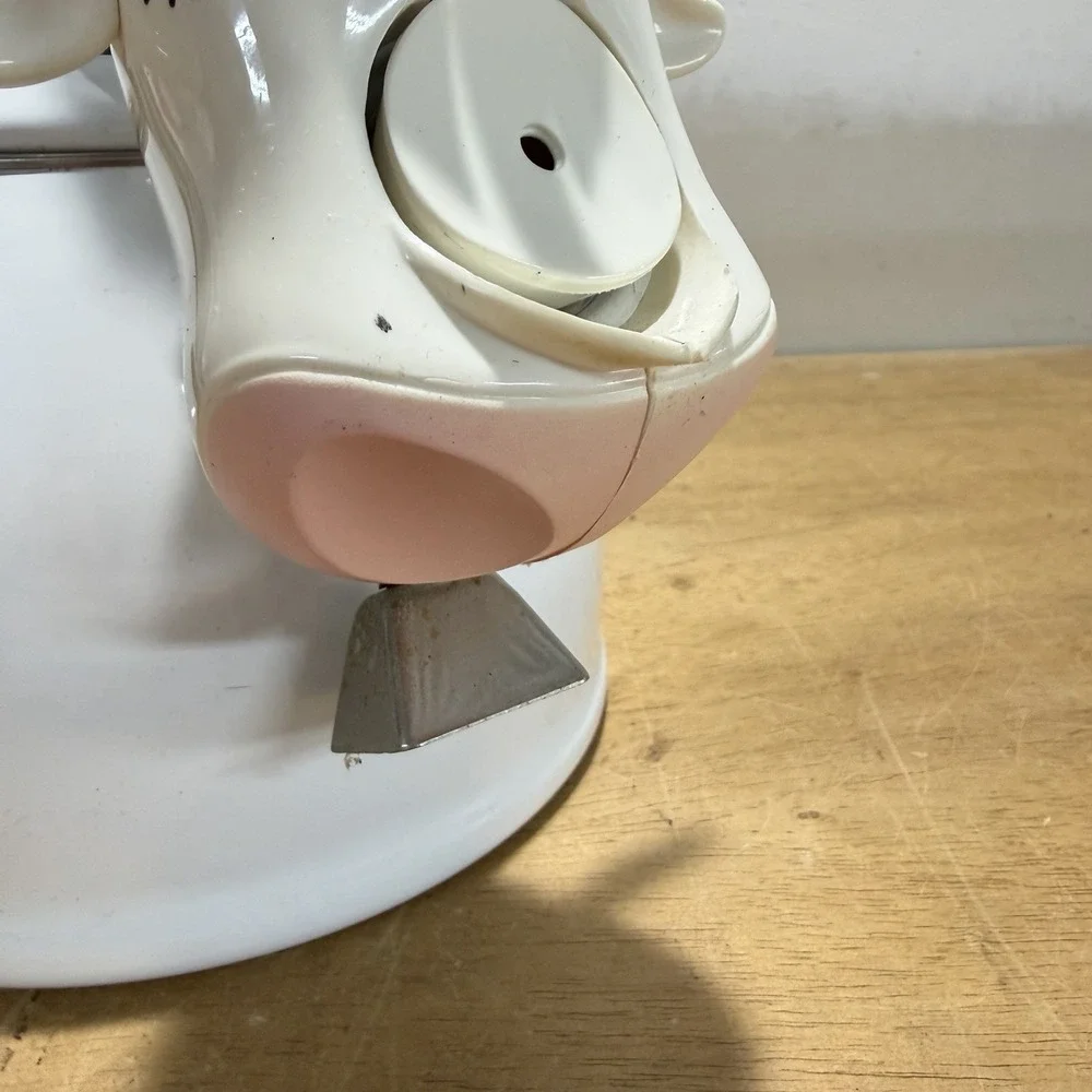 Vintage Kamenstein Dairy Cow Tea Kettle W/ Bell Farmhouse Retro 1992 NIB